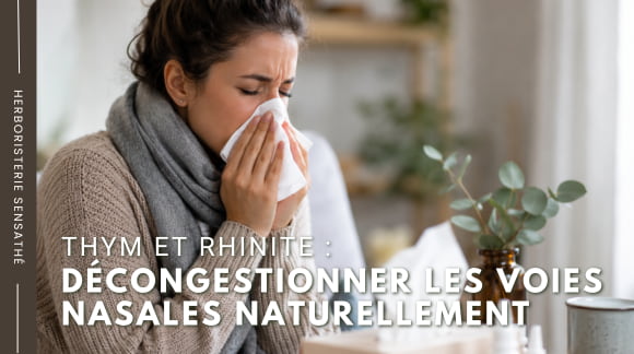 Thym et rhinite  décongestionner les voies nasales naturellement - Herboristerie Sensathé